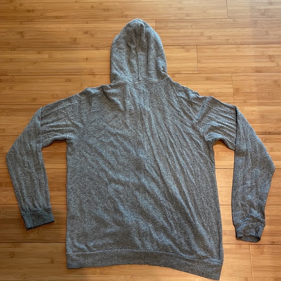 Brandy Melville gray zip-up hoodie - Picture 5 of 5
